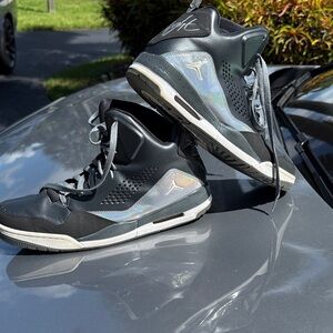 Air Jordan SC-3 Flight Black & Grey Men's Basketball Sneakers Size 12.5 Shoes